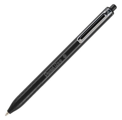PENTEL Stylo bille r&eacute;tractable Izee  - Pointe large 1 mm - Noir