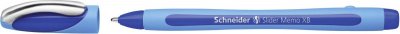 SCHNEIDER Stylo bille Slider Memo pointe large bleu