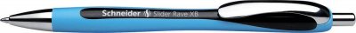 SCHNEIDER SCHREIBGERATE Stylo bille Slider Rave r&eacute;tractable noir