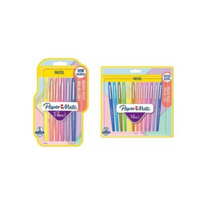 PAPERMATE Stylo Feutre Paper Mate Flair Pastel Assortis Lot De 6 - Pap