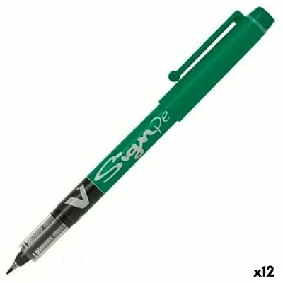 PILOT Stylo Feutre -  - V-Sign Pen - Pointe Fine - Encre Liquide Verte