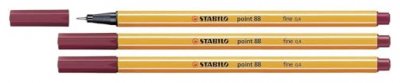 STABILO Stylo feutre pointe fine -  point 88 - 1 stylo-feutre - pourpre