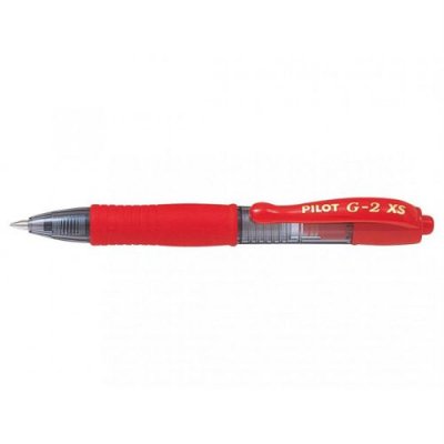 PILOT Stylo G-2 Pixie roller encre gel pointe moyenne rouge 