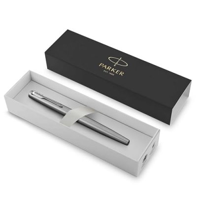 GENERIQUE Stylo plume Parker Jotter - acier CT - sous blister