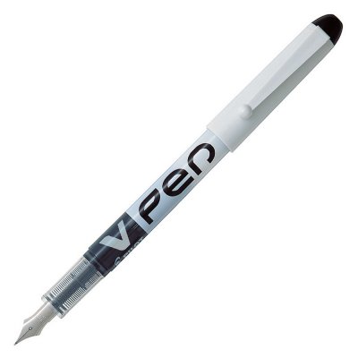 PILOT Stylo plume   V Pen - jetable - plume moyenne - noir