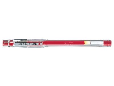 PILOT Stylo roller Encre Gel  GTECC4 04 rouge pointe Extrafine