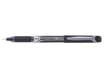 PILOT Stylo Roller Encre liquide  HiTecpoint V10 Noir pointe large