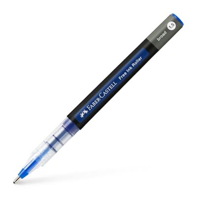 FABER CASTELL Stylo Roller Free Ink Broad 1,5mm Bleu Faber-Castell