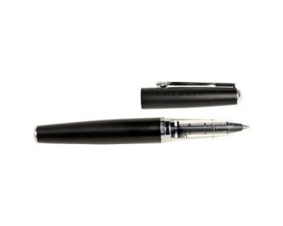 HEB Stylo roller - J.Herbin - M&eacute;tal Noir - Corps en m&eacute;tal - Compatible cartouches standards - Mixte