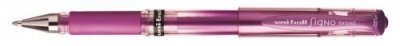UNI-BALL Stylo roller Uni Ball Signo Broad rose m&eacute;talis&eacute;