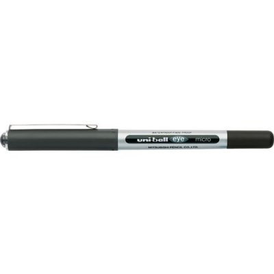 UNIBALL Stylo roller  Eye Micro UB 150 - pointe m&eacute;tal - 0,2 mm - noir