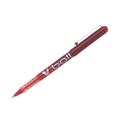 PILOT Stylo roller V Ball -  - Pointe fine - Rouge