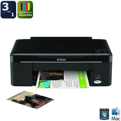 EPSON Stylus SX125 Imprimante Jet d'Encre A4 5760 x 1440 DPI 28ppm Noir
