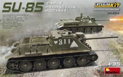  Su-85 Mod.1944(early Production)w/interi Kit- 1:35e - Miniart