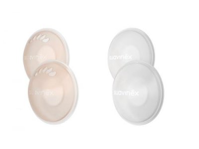 SUAVINEX  - 2 coupelles recueille lait + 2 coupelles protectrices
