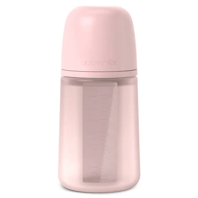 SUAVINEX  Biberon Silicone Colour Essence Rose 240ml