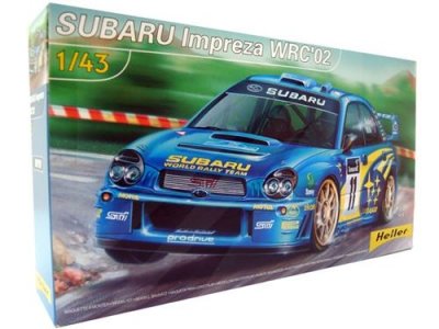 HELLER Subaru Impreza Wrc 02 1/43 (accessoires Colle Peinture Inclus) 