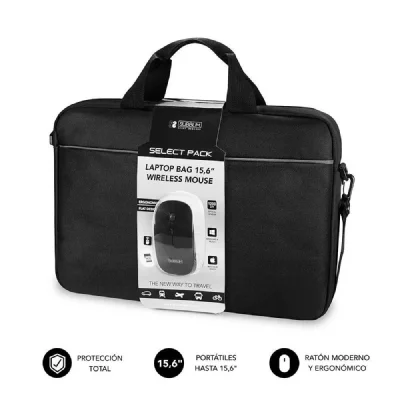 SUBBLIM  Select Pack Wireless Mouse USB + Laptop Bag 15,6
