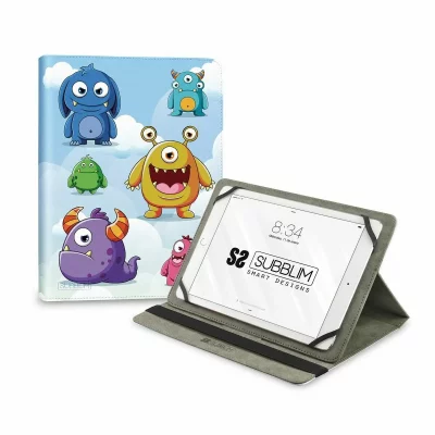 SUBBLIM  Trendy Case Etui Universel Monstres pour Tablette jusqu'&agrave; 11