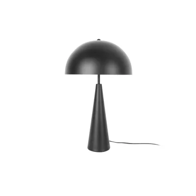 LEITMOTIV Sublime - Lampe &agrave; poser champignon en m&eacute;tal - Couleur - Noir