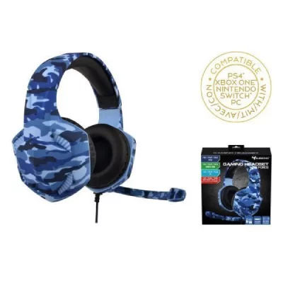 SUBSONIC  SA5587 &eacute;couteur/casque Avec fil Arceau Jouer Bleu, Kaki