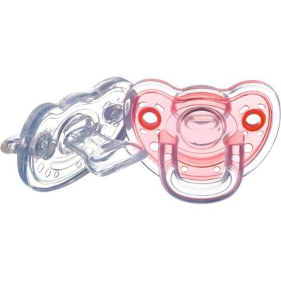 BEBE CONFORT Sucette Naturel Physio Tout En Silicone - 6/18 Mois - Coloris Al&eacute;atoire