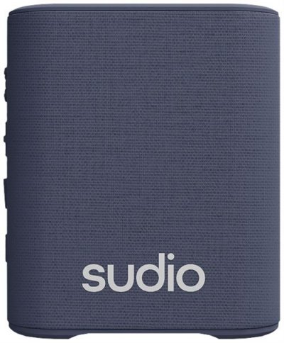 SUDIO  S2 Enceinte Bluetooth prot&eacute;g&eacute;e contre les projections deau, portable bleu 