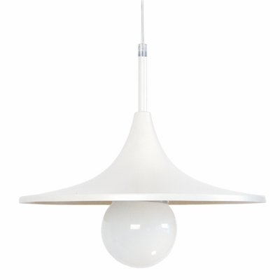TOSEL SU&Egrave;DOIS - Suspension conique m&eacute;tal blanc