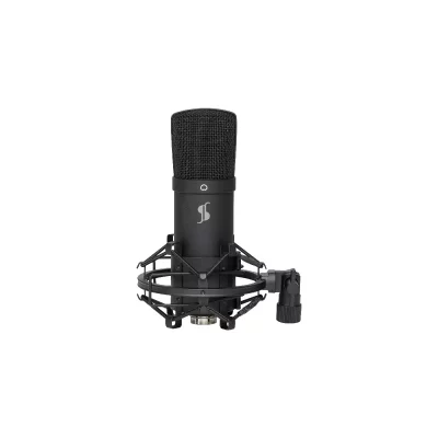 STAGG SUM45 SET - Pack microphone cardio&iuml;de USB (micro, stand, suspension, filtre anti-pop, c&acirc;ble USB)