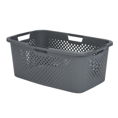 NODATA Sundis 4479002 country panier &agrave; linge polypropyl&egrave;ne taupe 59 x 39 x 25,5 cm