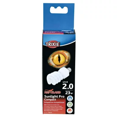 TRIXIE Sunlight Pro Compact 2.0, Lampe Uv Compacte - &Oslash; 60 X 152 Mm, 23 W