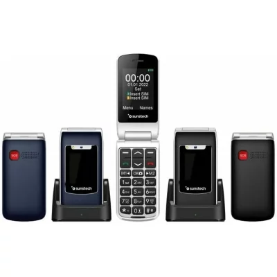 SUNSTECH  celt23bk t&eacute;l&eacute;phone portable noir CELT23BK