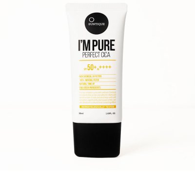 SUNTIQUE  I'M Pure Perfect Cica Cr&egrave;me Solaire Spf 50+ 50 ml