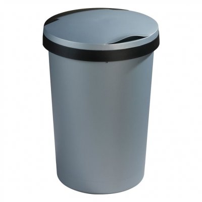 SUNWARE  - Poubelle 45 L avec couvercle plat Twinga gris