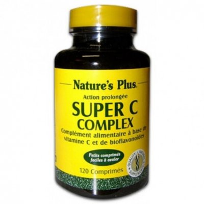 NATURES PLUS Super C Complex 500 Liberation prolongee - 120 comprimes