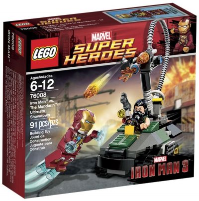 Super Heroes Marvel 76008 Iron Man contre le Mandarin: l'ultime combat