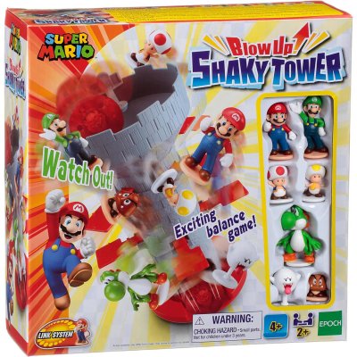 SUPER MARIO  blow up ! Shaky tower