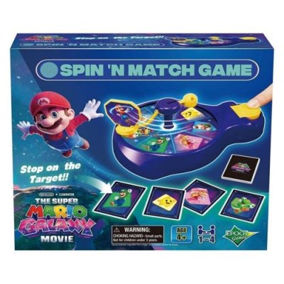 EPOCH GAMES Super Mario Jeu De Soci&eacute;t&eacute; The Bros Movie 2 Challenge Roulette 7639