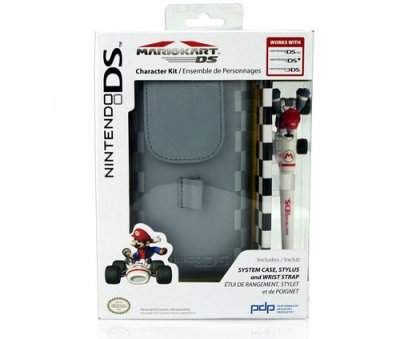PDP FRANCE Super Mario Kart character kit pour 3DS : Housse + Stylet - gris