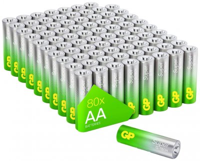 GP BATTERIES Super Pile LR6 (aa) alcaline(s) 1.5 v 80 pc(s) S528262 - 