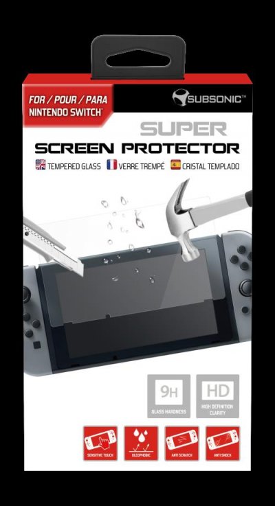 SUBSONIC SAS Super screen protector en verre tremp&eacute; Subsonic pour Nintendo Switch