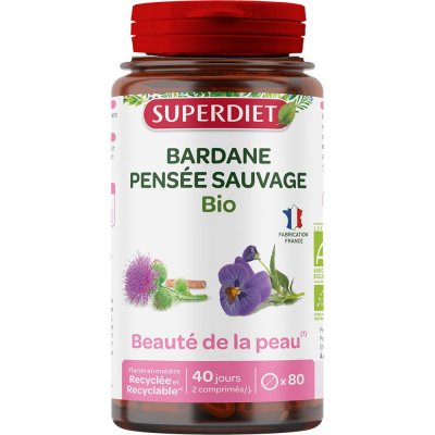 SUPERDIET  Bardane Pens&eacute;e sauvage Bio Beaut&eacute; de la peau