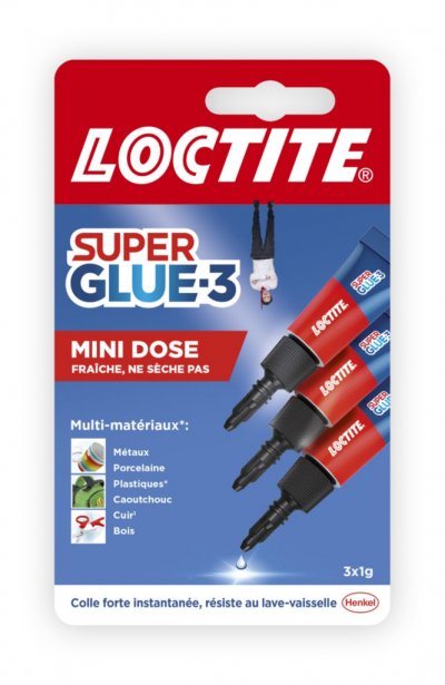 LOCTITE SUPERGLU SUPER GLUE COL LIQUID SPG 3X1G
