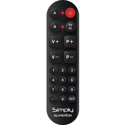 MBG Superior Simply Numeric - T&eacute;l&eacute;commande universelle - infrarouge