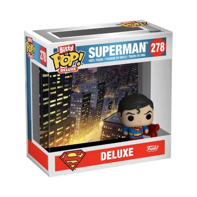 FUNKO Superman Display (12) Pack 4 Figurines Bitty Pop! Deluxe Vinyl Superm