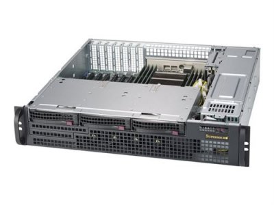 SUPERMICRO  CSE-825MBTQC-R802LPB unit&eacute; Centrale Support Noir 800 W