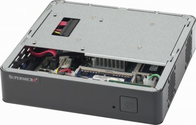 SUPERMICRO  SC101S - USFF - mini ITX - pas d'alimentation - noir