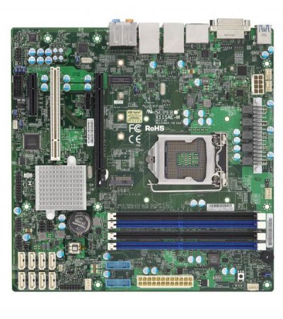 SUPERMICRO  X11SAE-M Intel&reg; C236 LGA 1151 (Emplacement H4) Micro ATX