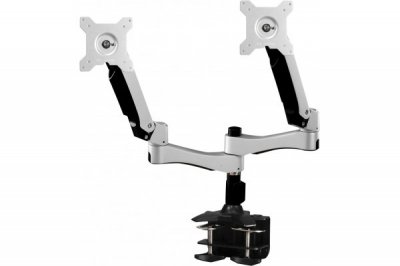 AAVARA Support 2 &Eacute;crans T&eacute;lescopique Orientable Pivotant &Agrave; Pince