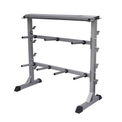VIDAXL Support &agrave; halt&egrave;res  Gris